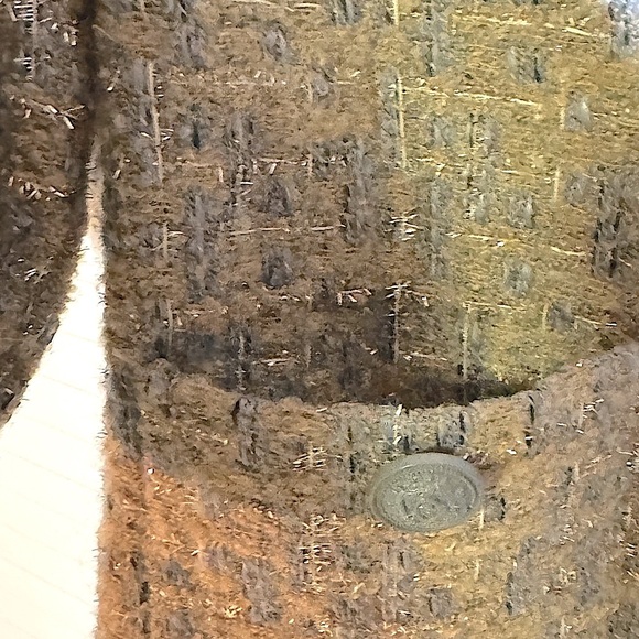 ASTR the Label Lyssa Jacket in Blue & Taupe Silver Sz S.   NWOT - Picture 5 of 9